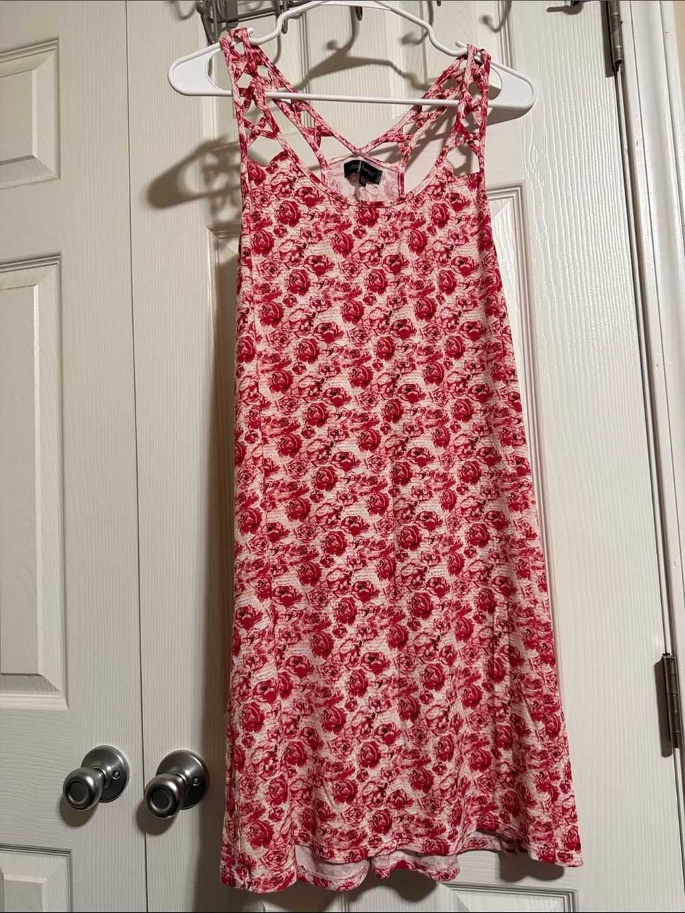 Daisy Fuentes Pink Floral Strappy Sleep Dress